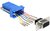 DELOCK D-SUB 9pin - RJ45 CAT5 UTP F/F adapter szet (szerelő készlet)
