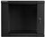 Lanberg 19" fali rack szekrény 9U 600x450mm - fekete