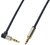 LogiLink - Audio Kábel 3.5 Stereo M/M derékszög, 3.00 m, kék