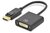 Assmann DisplayPort M - DVI-I F Adapterkábel Fekete