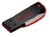 Sandisk 16GB Cruzer Blade USB2.0 pendrive - Fekete/piros