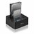 Sharkoon QuickPort Duo USB3.0 V2 - HDD Dokkoló (2x 2,5"-3,5" SataHDD; USB3.0 csatlakozó; fekete)
